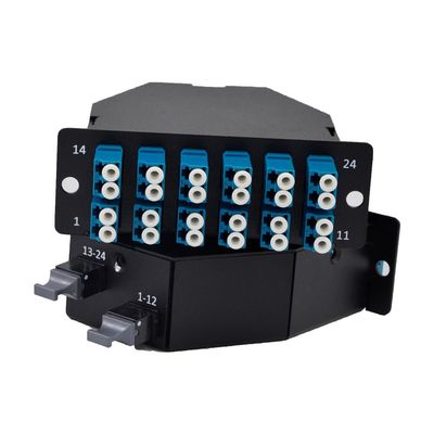 ซื้อ การสูญเสียต่ำ SM MM 24f Array MPO Cassette Module Elite MTP online manufacture