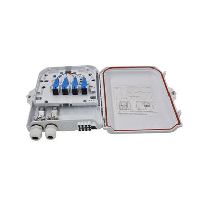 ซื้อ ABS 8 Port Wall Mountable FTTH Termination Box กับ PLC Splitter สําหรับเครือข่ายไฟเบอร์ออปติก online manufacture