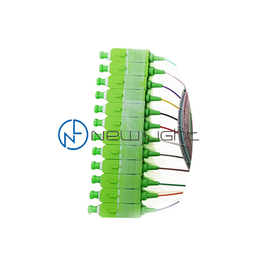 ซื้อ LSZH 12 สี 1M ผมเปียไฟเบอร์ออปติก SC / E2000 / FC / ST ไฟเบอร์ออปติกหาง online manufacture