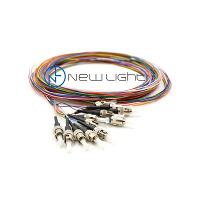 ซื้อ 1M LSZH 0.9 มม. FC UPC / APC สายไฟเบอร์ออปติก 12 Strand Single Mode online manufacture