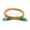 G657A1 SC / APC ถึง Lc Multimode Duplex Fiber Optic Patch Cable LSZH 2.0 Mm