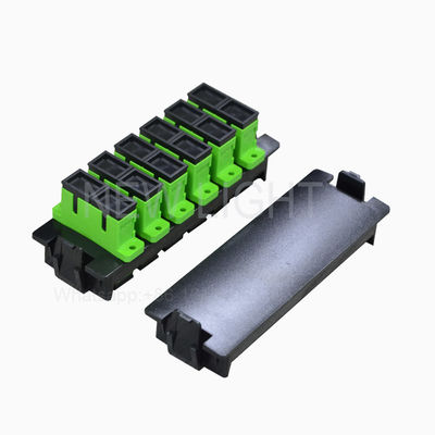 19 นิ้ว Rack ติดตั้ง 24 หลักไฟเบอร์ออปติก แพทช์แพนเนลสําหรับศูนย์ข้อมูลและโทรคมนาคม