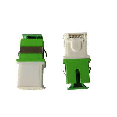 SC-SC Fiber Optic Adapter พร้อมปลอกเซรามิกเซอร์โคเนีย สำหรับไฟเบอร์ซิมเพล็กซ์ และวิธีการขัด UPC APC