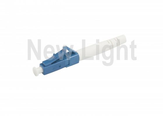สีฟ้า กว้าง 3.0 มิลลิเมตร LC Multimode Fiber Optic Connector สําหรับเครือข่ายโทรคมนาคมและข้อมูล
