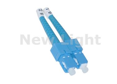 สายเชื่อมต่อไฟเบอร์ออปติกความน่าเชื่อถือสูง SM Duplex SC Quick Connector OEM