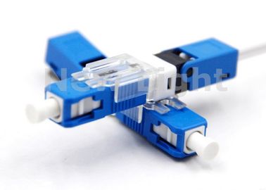 ตัวเชื่อมต่อไฟเบอร์ออปติกแบบฝังตัว UPC Polish สำหรับช่องสัญญาณ FTTH