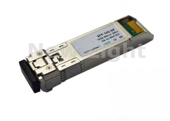 ตัวรับส่งสัญญาณ OEM SFP+ 10G การถ่ายโอนข้อมูล 300m การส่งสัญญาณ 850nm โมดูลรับส่งสัญญาณออปติคัล