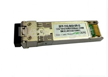 ตัวรับส่งสัญญาณไฟเบอร์ออปติกขนาด 10Gb / S / SFP + ตัวรับสัญญาณแบบสองทิศทาง 40 กม. พร้อมขั้วต่อ LC