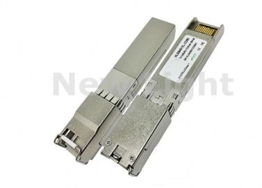 ตัวรับส่งสัญญาณไฟเบอร์ออปติก 1490/1550 nm โมดูล WDM 10G BIDI SFP + 80KM LC Connector DDM