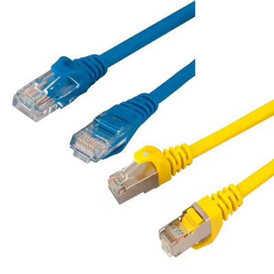 สายแพทช์เน็ตเวิร์ก Cat6 หุ้มฉนวนสองชั้นทองแดงบริสุทธิ์ ได้รับการรับรอง RoHS เพื่อการถ่ายโอนข้อมูลที่เชื่อถือได้