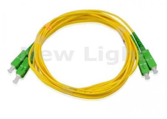 FTTH SC APC Patch Cord กว้าง 2.0mm สายไฟฟ้าสายไฟฟ้าสายไฟฟ้าสายไฟฟ้าแบบเดียว
