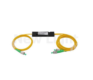 ตัวแยกสัญญาณไฟเบอร์ออปติค 2M FC / APC ขนาดเล็ก WDM 0.9 / 2.0 / 3.0 มม