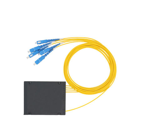 1x2 1x4 1x32 FWDM CWDM ตัวแยกไฟเบอร์ออปติกพร้อมขั้วต่อ SC และรับประกัน 3 ปี