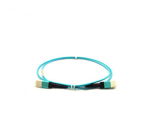 10 Ft MPO สาย MTP สายไฟสายแพทช์ B 8 สายไฟหลักสำหรับ QSFP + Transceivers