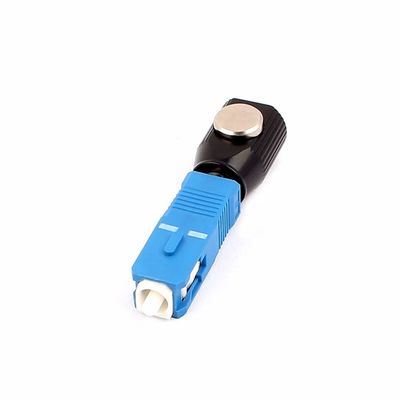 อะแดปเตอร์ไฟเบอร์ออปติก SC UPC คอนเนคเตอร์ Single Mode Bare Fiber Adaptor ความทนทาน >1000 ครั้ง