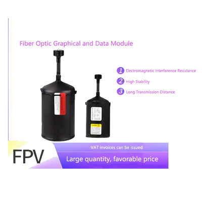 เครื่องบิน UAV แบบแบบเดียว แบบหลายแบบ ไฟเบอร์ออปติก สําหรับการถ่ายทอดข้อมูลความเร็วสูง พร้อมการสื่อสารสองทิศทาง