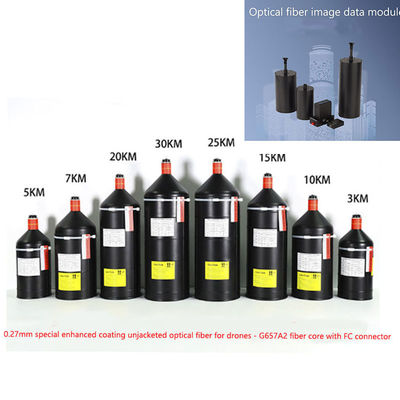 สายไฟฟ้าไฟเบอร์ออปติก UAV ระดับทหารที่มีตัวเลือกแบบเดียวและหลายแบบ และอินเตอร์เฟซ FC เพื่อการเชื่อมต่อที่ขยาย