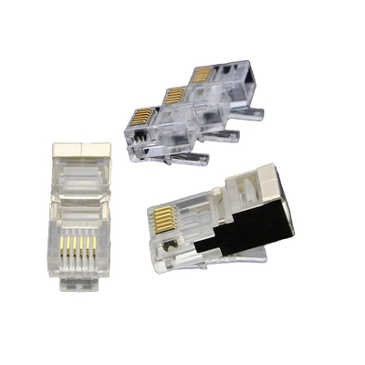 โปรเกรด CAT7 ปราง RJ45 พล็อก + เฟริท คอร์ - 10Gbps พร้อม