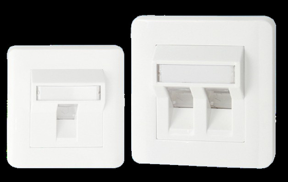 40Gbps Backbones อัพเกรด CAT7 โซค็อตติดตั้งบน Wall Plate Switch สําหรับเครือข่ายความเร็ว
