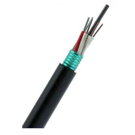 มัลติ / โหมดเดี่ยวสายเคเบิลใยแก้วนำแสง GYTS PVC / LSZH วัสดุรับประกัน 1 ปี