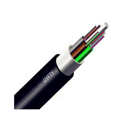 GYFTY FRP 12 Core Single Mode Fiber Optic Cable สําหรับสายไฟฟ้าใต้ดินที่มีรายละเอียด G652D/G657A1/G657A2