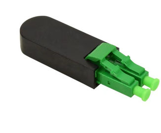 LC APC UPC Duplex Fiber Optic Adapter Loopback พร้อมตัวเรือนโลหะ / พลาสติก