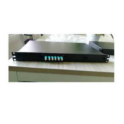 1U Rack Mount Fiber Optic Patch Panel with Oval Spring สําหรับ 16C/32C Ribbon Fiber และคาเซ็ต MTP-16