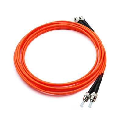 62.5/125 Multimode Duplex FC Fiber Optic Patch Cord สําหรับการใช้งานในภายนอก
