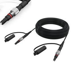 IP67 Patch สายไฟเบอร์ออปติกกันน้ำ / Lc Lc โหมดเดียว G657A1 1310 ความยาวคลื่น