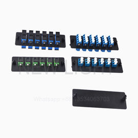 LC SC ST FC E2000 ไฟเบอร์ออปติกแพทช์แผง 48 พอร์ตแผงแพทช์ไฟเบอร์แพทช์
