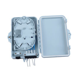 ไฟเบอร์แยกแสงสายเคเบิลใยแก้วนำแสง ABS FTTH กล่องเลิกจ้าง 4 แกนไฟเบอร์