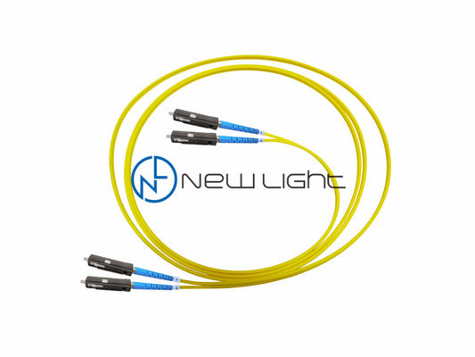 สายแพตช์ไฟเบอร์ออปติก LSZH Jacket 1.25 มม. Duplex MU Connector G657A1