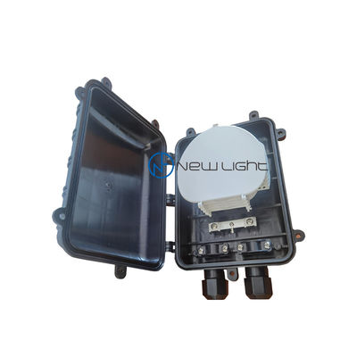 กล่องต่อสายไฟเบอร์ออปติก IP68 กันน้ำ ABS+PC 48 คอร์ สำหรับการเชื่อมต่อภายนอกอาคาร