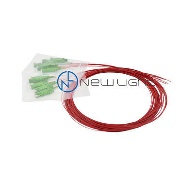 E9 / 125 OS2 LC / APC สายแพทช์ไฟเบอร์ออปติก FO Fiber Pigtail